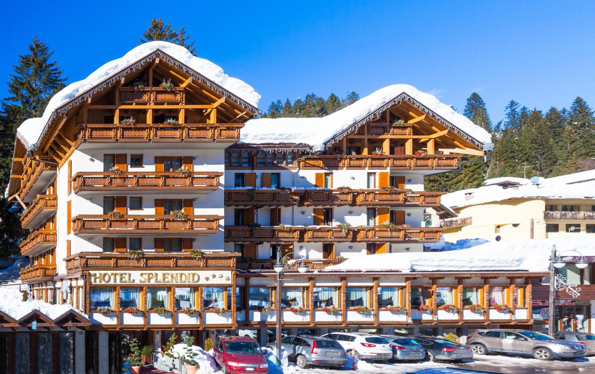 Hotel Splendid Madonna di Campiglio Bagian luar foto