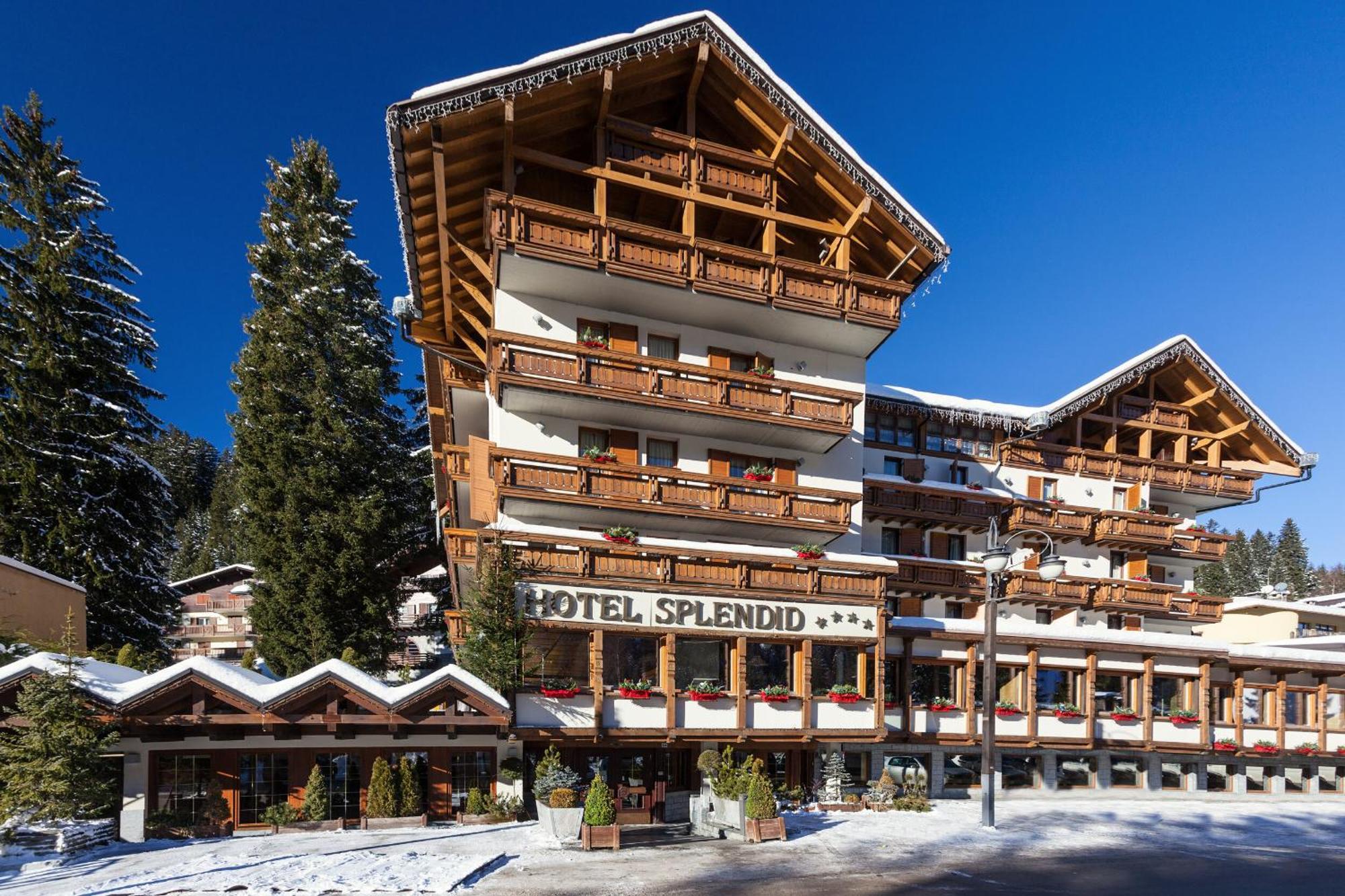 Hotel Splendid Madonna di Campiglio Bagian luar foto